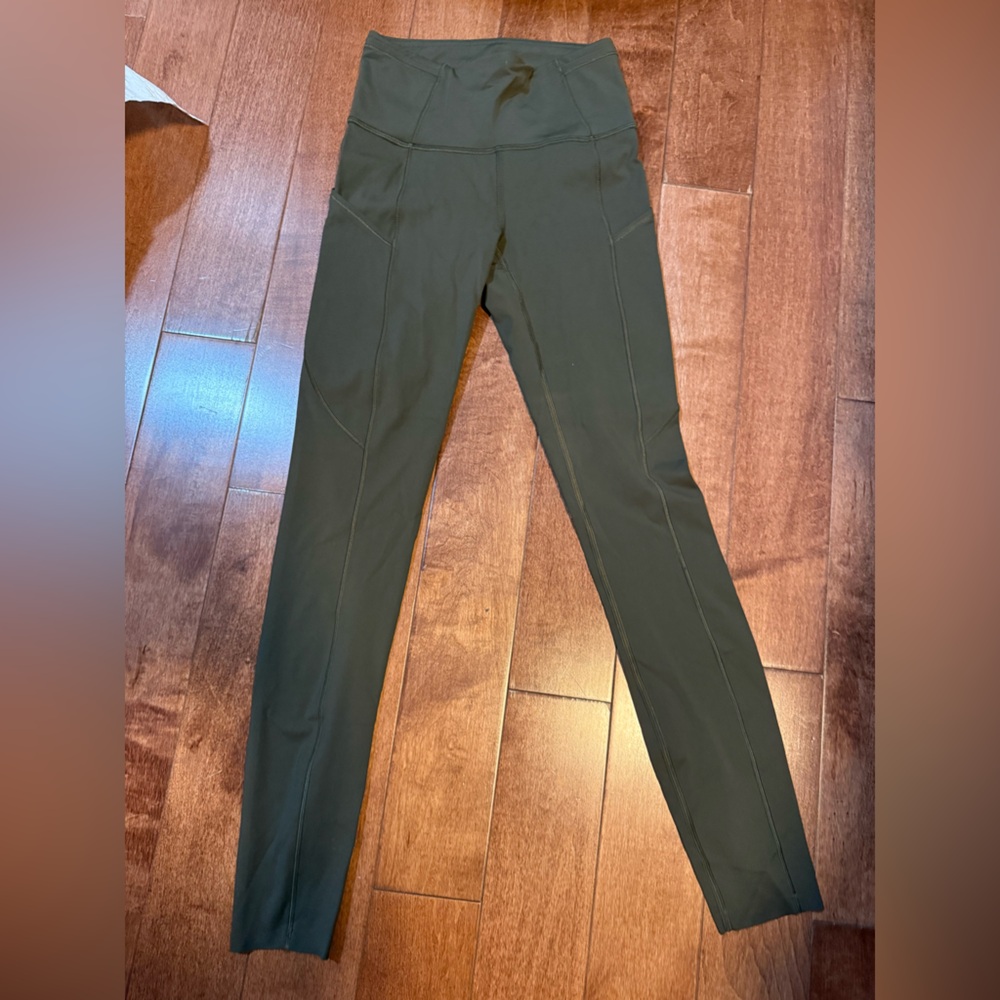 Lululemon leggings olive green